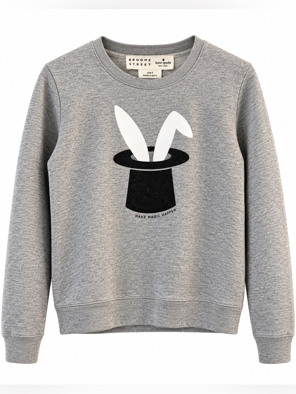Kate Spade Broome Street Make Magic Happen Crewneck Sweatshirt - Size S